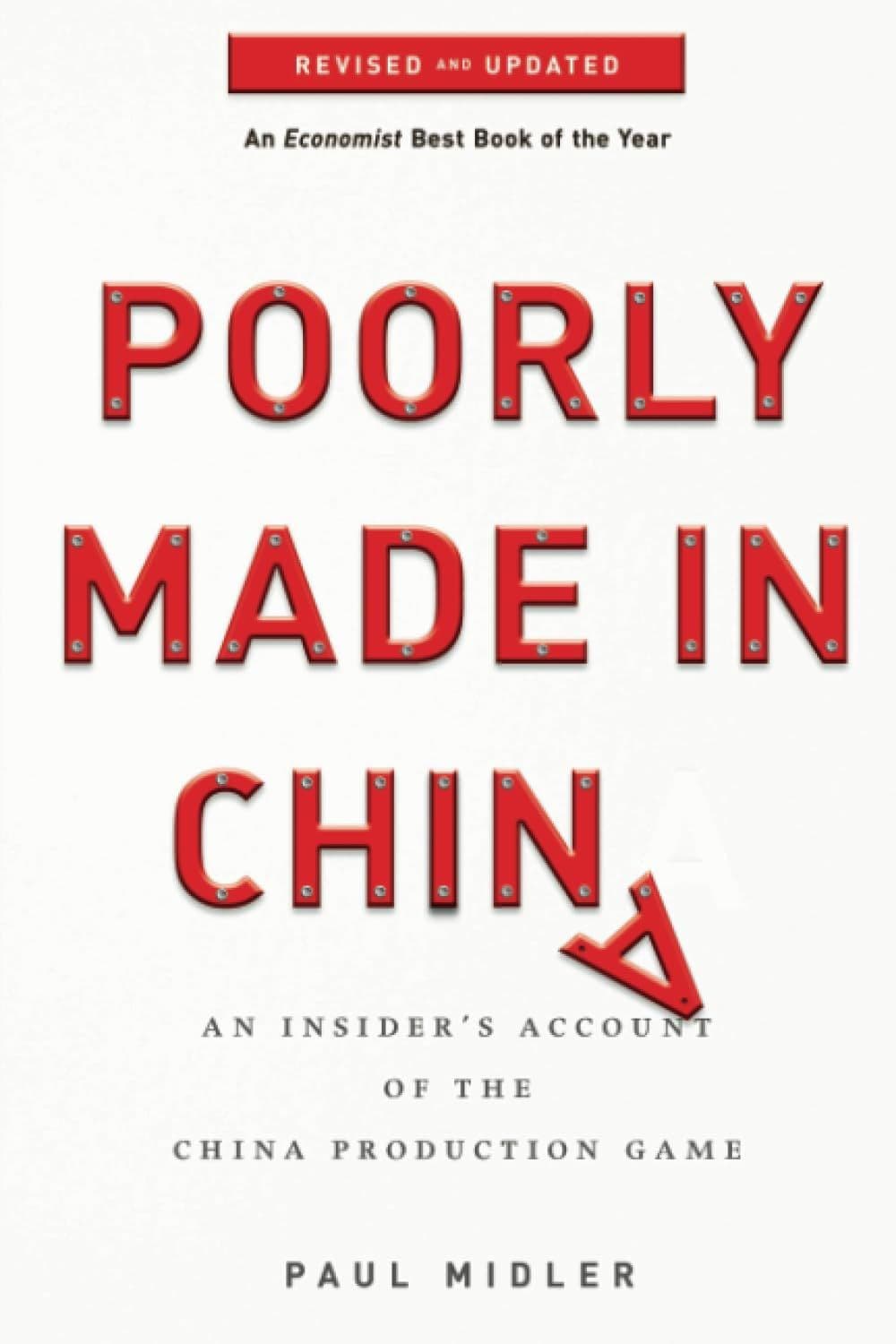 Cover of Poorly Made in China by Paul Midler - venture capital book