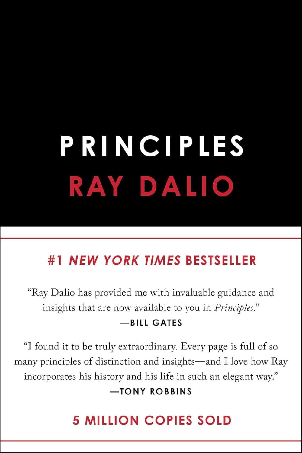 Cover of Principles by Ray Dalio - venture capital book