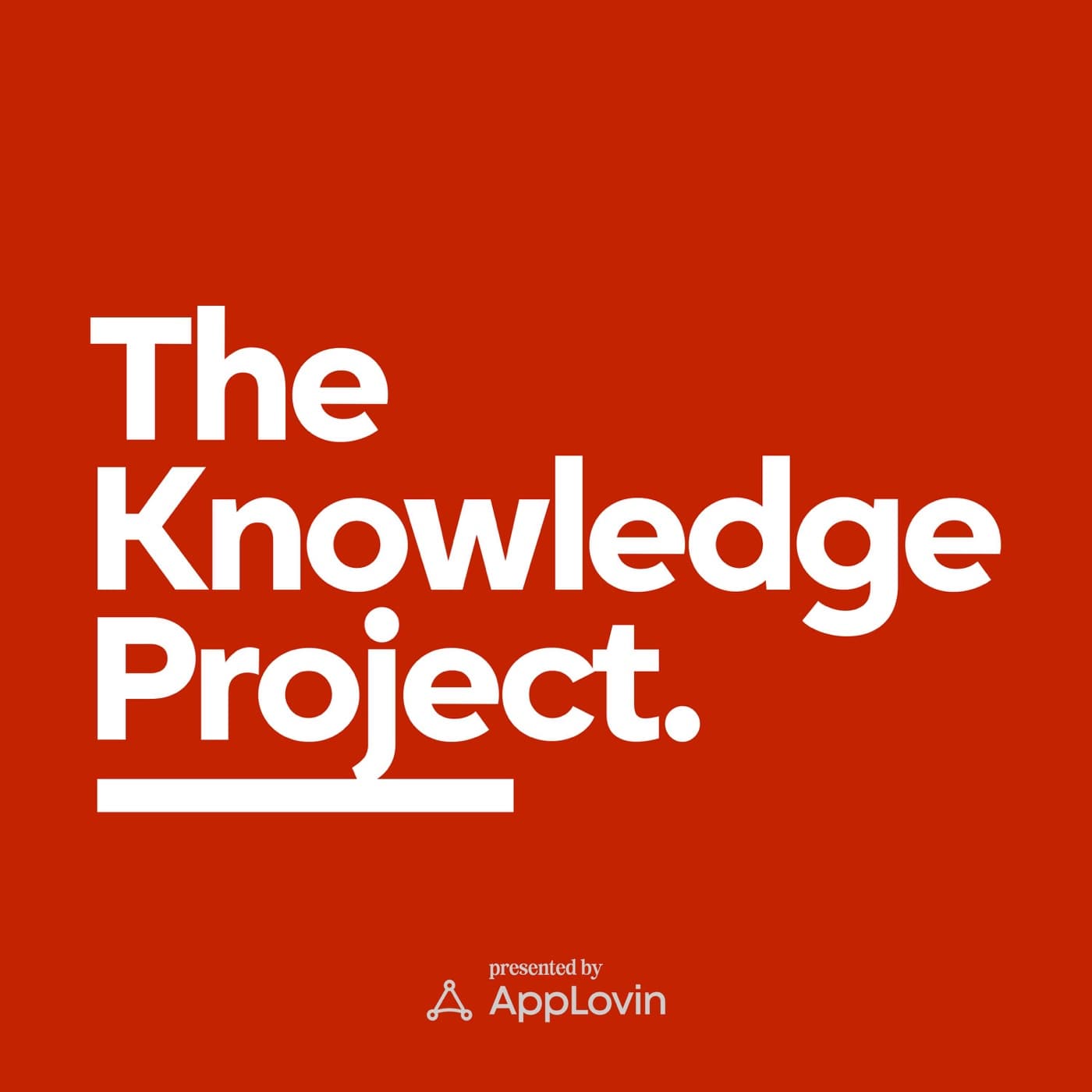 The Knowledge Project podcast cover - hosted by Shane Parrish